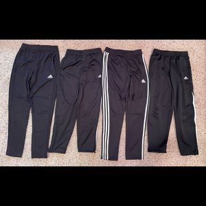 Adidas youth boys soccer pants.